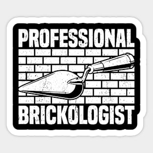 Bricklayer Brick Layer Brickmason Mason Sticker